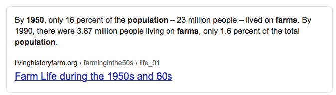 US declining farm population
