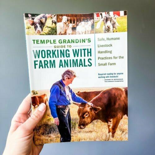 Temple Grandins guide to working with Farm Animals Book